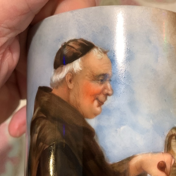 Antique Limoges J.P.L. France Jean Pouyat Limoges Beer Stein Monk At Keg - Picture 12 of 13